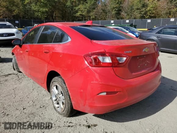 ✅ 2017 Chevrolet Cruze LT • VIN: 1G1BE5SM1H7179006 • Lot: 63864702. Listed on Copart with Not provided. Free auction sales archive from the USA and detailed vehicle history report at DreamBid. Image 3.