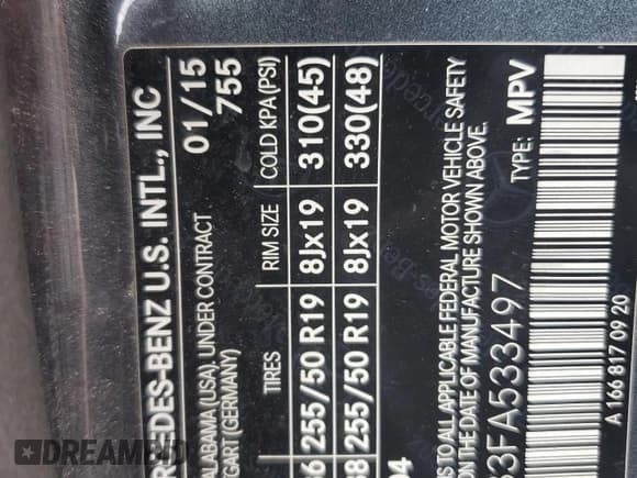 ✅ 2015 Mercedes-Benz M 250 • VIN: 4JGDA0EB3FA533497 • Lot: 82101025. Wystawiony na Copart z przebiegiem 160 009 mil. Bezpłatny archiwum sprzedaży aukcyjnych z USA i szczegółowy raport historii pojazdu na DreamBid. Zdjęcie 13.