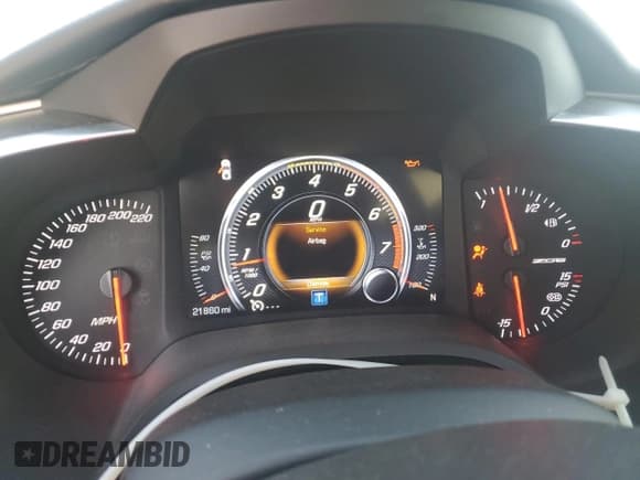 ✅ 2017 Chevrolet Corvette Z06 1LZ • VIN: 1G1YN2D69H5601560 • Lot: 81816715. Listed on Copart with 21,860 mi. Free auction sales archive from the USA and detailed vehicle history report at DreamBid. Image 9.