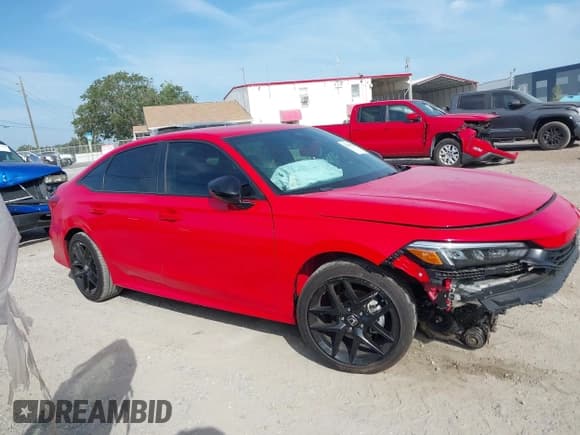 ✅ 2024 Honda Civic Sport • VIN: 2HGFE2F5XRH552612 • Lot: 42091995. Listed on IAAI with 16,282 mi. Free auction sales archive from the USA and detailed vehicle history report at DreamBid. Image 13.