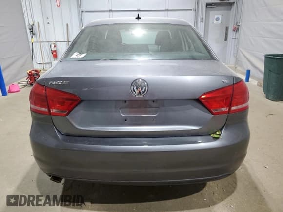 ✅ 2012 Volkswagen Passat SE • VIN: 1VWBP7A3XCC054511 • Lot: 63573495. Listed on Copart with 151,132 mi. Free auction sales archive from the USA and detailed vehicle history report at DreamBid. Image 6.