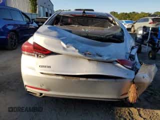 2015 Hyundai Genesis 3.8L z VIN KMHGN4JEXFU094600, wystawiony jako Copart lot #73850214 z przebiegiem Nie podano mil oraz Szkoda całkowita • Salvage title. Historia ofert i sprzedaży dostępna na DreamBid. Obrazek 6.