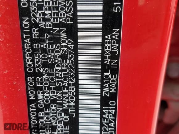 ✅ 2016 Lexus CT 200h • VIN: JTHKD5BH2G2253749 • Лот: 85583225. Опубликован ранее на Copart с пробегом 165 824 миль. Бесплатный доступ к архиву аукционных продаж из США и подробный отчёт об истории автомобиля на DreamBid. Изображение 13.