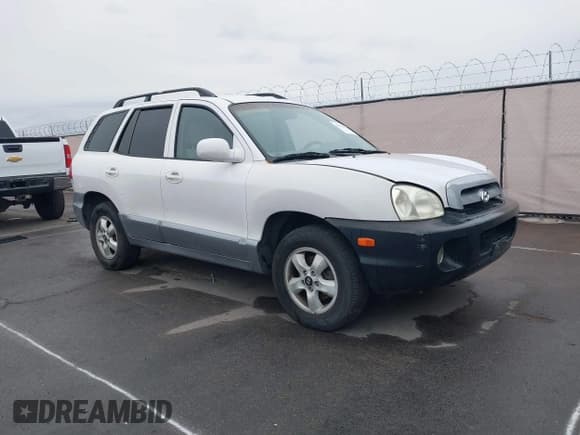 ✅ 2005 Hyundai Santa Fe GLS • VIN: KM8SC13D75U946581 • Lot: 43775010. Wystawiony na IAAI z przebiegiem 237 150 mil. Bezpłatny archiwum sprzedaży aukcyjnych z USA i szczegółowy raport historii pojazdu na DreamBid. Zdjęcie 1.