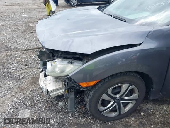 ✅ 2016 Honda Civic LX • VIN: 2HGFC2F57GH510952 • Lot: 42958157. Listed on IAAI with 143,790 mi. Free auction sales archive from the USA and detailed vehicle history report at DreamBid. Image 6.