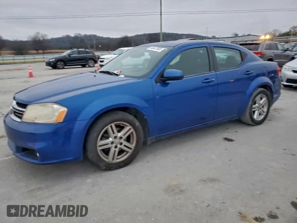 ✅ 2013 Dodge Avenger SXT • VIN: 1C3CDZCB2DN614113 • Lot: 94547505. Listed on Copart with 158,901 mi. Free auction sales archive from the USA and detailed vehicle history report at DreamBid. Image 1.