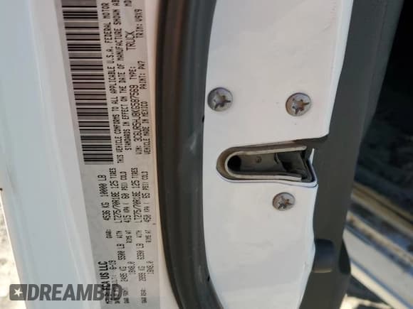 ✅ 2019 Ram 2500 Tradesman • VIN: 3C6UR5HJ8KG587569 • Lot: 45483665. Listed on Copart with 136,457 mi. Free auction sales archive from the USA and detailed vehicle history report at DreamBid. Image 12.