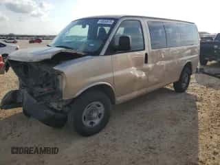 2007 Chevrolet Express Passenger с VIN 1GAHG35U571253808, выставлен на аукционе Copart как лот 43830975 с пробегом 228 267 миль миль и Списание • Salvage title. История ставок и продаж доступна на DreamBid. Изображение 1.