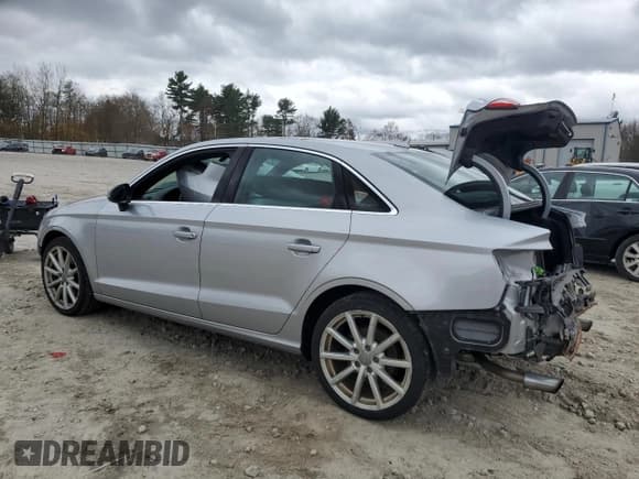 ✅ 2015 Audi A3 Premium Plus • VIN: WAUEFGFF0F1101581 • Lot: 92331725. Listed on Copart with 124,982 mi. Free auction sales archive from the USA and detailed vehicle history report at DreamBid. Image 2.
