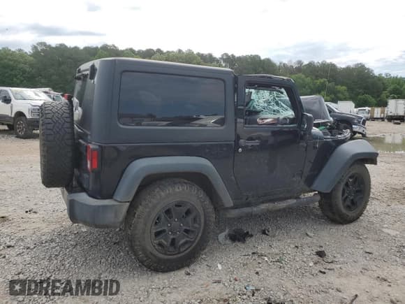 ✅ 2017 Jeep Wrangler Willys Wheeler • VIN: 1C4AJWAG9HL586630 • Lot: 56687105. Listed on Copart with Not provided. Free auction sales archive from the USA and detailed vehicle history report at DreamBid. Image 3.