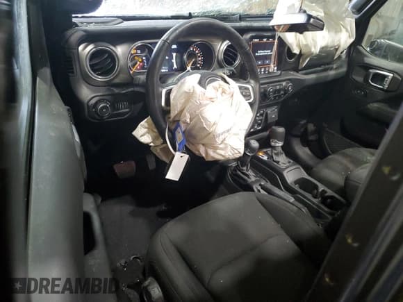 ✅ 2021 Jeep Wrangler Unlimited Sahara • VIN: 1C4HJXEN6MW609397 • Lot: 46419075. Listed on Copart with 42,601 mi. Free auction sales archive from the USA and detailed vehicle history report at DreamBid. Image 8.