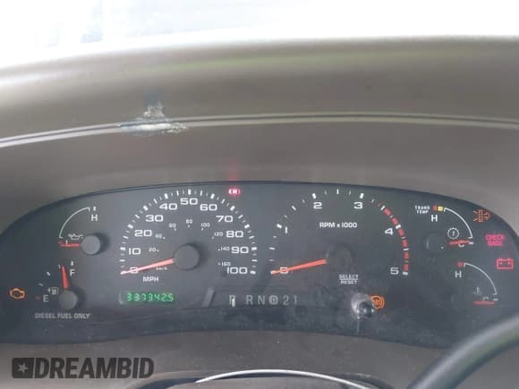 ✅ 2003 Ford Excursion • VIN: 1FMSU45FX3EA35567 • Лот: 43336216. Опубликован ранее на IAAI с пробегом 337 342 миль. Бесплатный доступ к архиву аукционных продаж из США и подробный отчёт об истории автомобиля на DreamBid. Изображение 7.