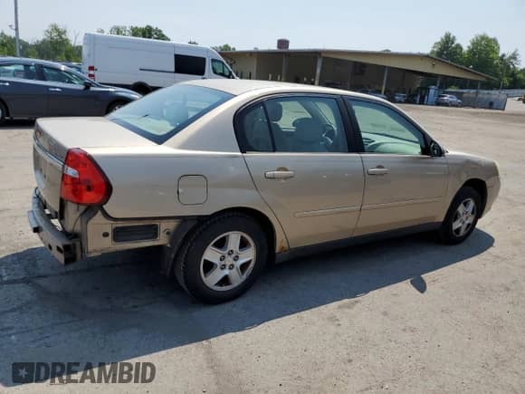 2005 Chevrolet Malibu LS с VIN 1G1ZT52825F135198, выставлен на аукционе Copart как лот 78601684 с пробегом 139 920 миль миль и На запчасти • Non repairable. История ставок и продаж доступна на DreamBid. Изображение 3.