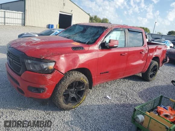 ✅ 2020 Ram 1500 Big Horn • VIN: 1C6SRFFTXLN184283 • Lot: 84737135. Listed on Copart with Not provided. Free auction sales archive from the USA and detailed vehicle history report at DreamBid. Image 1.