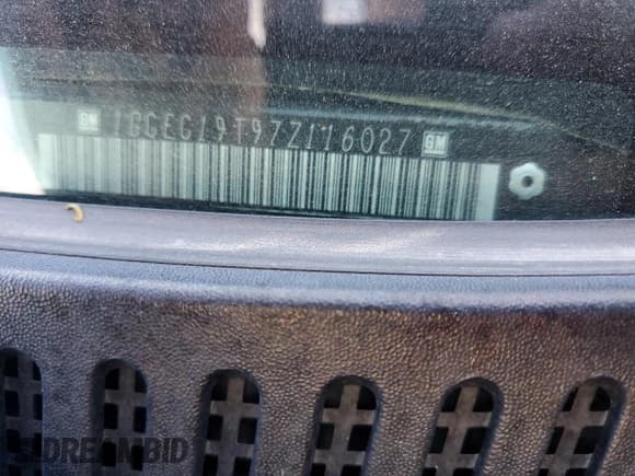 ✅ 2007 Chevrolet Silverado 1500 LT1 • VIN: 1GCEC19T97Z116027 • Lot: 44823815. Listed on Copart with 163,533 mi. Free auction sales archive from the USA and detailed vehicle history report at DreamBid. Image 12.