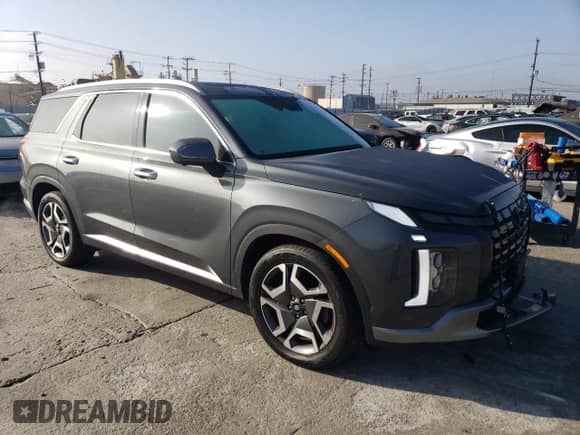 2024 Hyundai Palisade Limited с VIN KM8R54GEXRU726922, выставлен на аукционе Copart как лот 73411494 с пробегом 11 501 миль миль и Списание • Salvage title. История ставок и продаж доступна на DreamBid. Изображение 4.