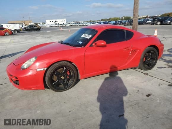 ✅ 2006 Porsche Cayman S • VIN: WP0AB29816U783382 • Лот: 78683204. Опубликован ранее на Copart с пробегом 110 443 миль. Бесплатный доступ к архиву аукционных продаж из США и подробный отчёт об истории автомобиля на DreamBid. Изображение 1.