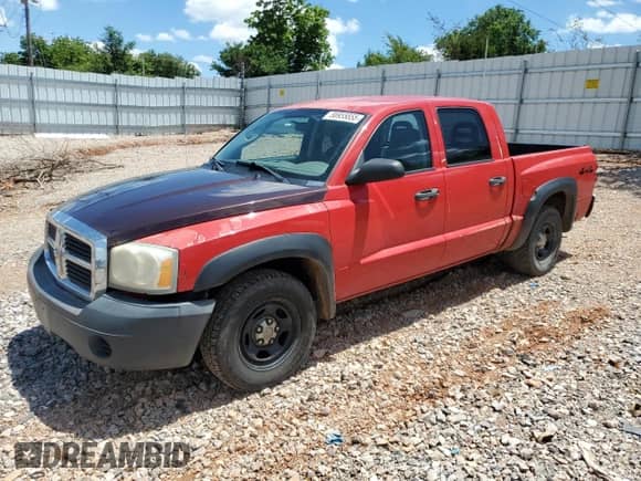 2005 Dodge Dakota ST с VIN 1D7HW28K75S309663, выставлен на аукционе Copart как лот 58955855 с пробегом 81 649 миль миль и Чистый • Clean title. История ставок и продаж доступна на DreamBid. Изображение 1.