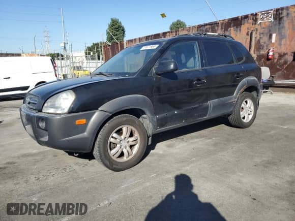 2007 Hyundai Tucson SE with VIN KM8JN12DX7U633017, listed as a Copart auction lot 77671904 with 257,367 mi miles and Clean title. Bid and sale history available at DreamBid. Image 1.
