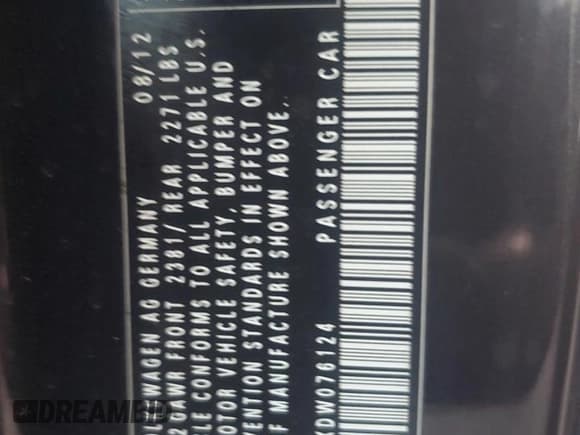 ✅ 2013 Volkswagen Golf R w/Sunroof & Navi • VIN: WVWRF7AJXDW076124 • Lot: 90798845. Wystawiony na Copart z przebiegiem 122 605 mil. Bezpłatny archiwum sprzedaży aukcyjnych z USA i szczegółowy raport historii pojazdu na DreamBid. Zdjęcie 12.