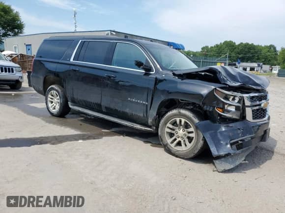 2019 Chevrolet Suburban LT z VIN 1GNSKHKC8KR162053, wystawiony jako Copart lot #59610904 z przebiegiem 153 003 mil mil oraz Szkoda całkowita • Salvage title. Historia ofert i sprzedaży dostępna na DreamBid. Obrazek 4.