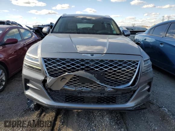 ✅ 2022 Genesis GV80 • VIN: KMUHBDSB1NU098990 • Лот: 90070265. Опубликован ранее на Copart с пробегом 23 646 миль. Бесплатный доступ к архиву аукционных продаж из США и подробный отчёт об истории автомобиля на DreamBid. Изображение 5.