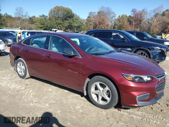 ✅ 2016 Chevrolet Malibu LS • VIN: 1G1ZB5STXGF185888 • Lot: 90340075. Listed on Copart with 102,416 mi. Free auction sales archive from the USA and detailed vehicle history report at DreamBid. Image 4.