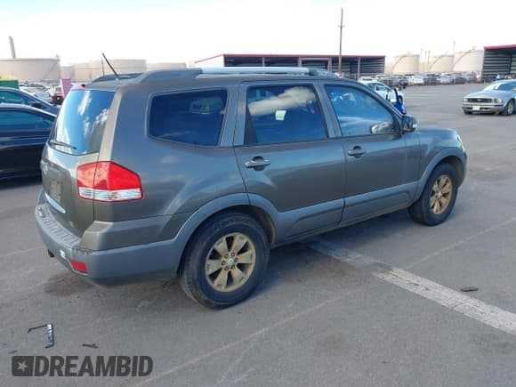 ✅ 2009 Kia Borrego EX • VIN: KNDJJ741395019154 • Lot: 43156395. Listed on IAAI with 161,002 mi. Free auction sales archive from the USA and detailed vehicle history report at DreamBid. Image 4.