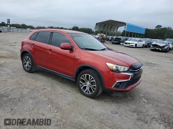 2018 Mitsubishi Outlander ES with VIN JA4AP3AUXJU023762, listed as a Copart auction lot 83868035 with 133,875 mi miles and Salvage title. Bid and sale history available at DreamBid. Image 4.