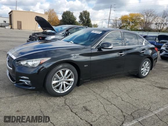 ✅ 2017 Infiniti Q50 Premium • VIN: JN1EV7AR5HM840361 • Лот: 90410585. Опубликован ранее на Copart с пробегом 71 153 миль. Бесплатный доступ к архиву аукционных продаж из США и подробный отчёт об истории автомобиля на DreamBid. Изображение 1.