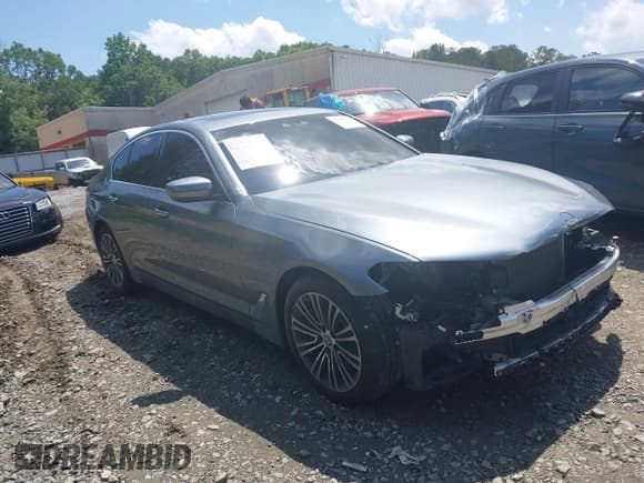 ✅ 2018 BMW 5 Series 530i • VIN: WBAJA5C53JWA56681 • Lot: 42267737. Listed on IAAI with 39,950 mi. Free auction sales archive from the USA and detailed vehicle history report at DreamBid. Image 1.