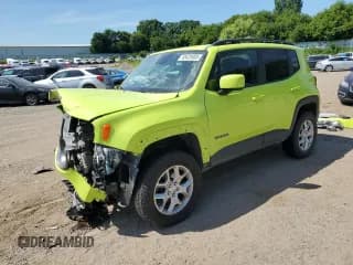 ✅ 2017 Jeep Renegade Latitude • VIN: ZACCJBBB1HPG49932 • Lot: 65425905. Listed on Copart with 67,351 mi. Free auction sales archive from the USA and detailed vehicle history report at DreamBid. Image 1.