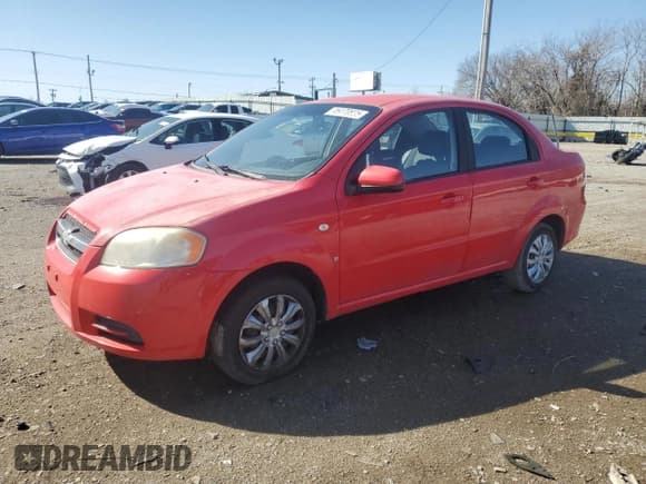 ✅ 2007 Chevrolet Aveo LS • VIN: KL1TD56657B086924 • Lot: 46470835. Wystawiony na Copart z przebiegiem 169 031 mil. Bezpłatny archiwum sprzedaży aukcyjnych z USA i szczegółowy raport historii pojazdu na DreamBid. Zdjęcie 1.