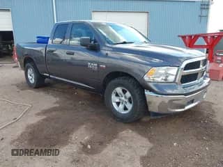 2019 Ram 1500 Tradesman z VIN 1C6RR6FT5KS741972, wystawiony jako IAAI lot #43344248 z przebiegiem 119 411 mil mil oraz . Historia ofert i sprzedaży dostępna na DreamBid. Obrazek 1.