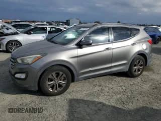 2013 Hyundai Santa Fe Sport with VIN 5XYZUDLB7DG001176, listed as a Copart auction lot 87283175 with 164,378 mi miles and Salvage title. Bid and sale history available at DreamBid. Image 1.