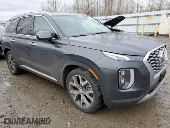 2022 Hyundai Palisade SEL с VIN KM8R4DHE0NU469992, выставлен на аукционе Copart как лот 48739354 с пробегом 16 509 миль миль и Списание • Salvage title. История ставок и продаж доступна на DreamBid. Изображение 4.