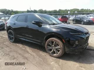 2020 Chevrolet Blazer RS z VIN 3GNKBERS4LS684818, wystawiony jako IAAI lot #42794067 z przebiegiem 63 312 mil mil oraz . Historia ofert i sprzedaży dostępna na DreamBid. Obrazek 1.