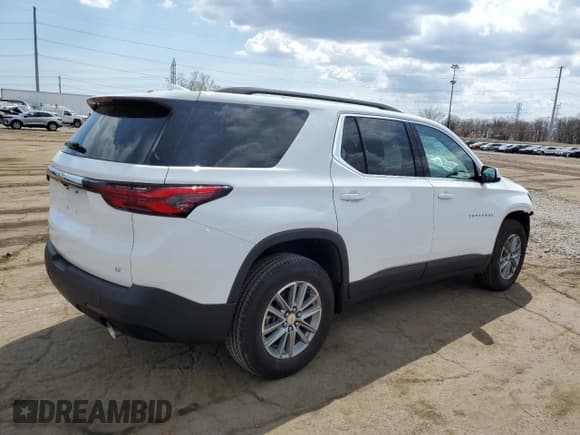 ✅ 2023 Chevrolet Traverse LT Cloth • VIN: 1GNERGKW6PJ324619 • Lot: 54131865. Listed on Copart with 12,866 mi. Free auction sales archive from the USA and detailed vehicle history report at DreamBid. Image 3.