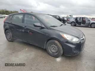 2013 Hyundai Accent GS with VIN KMHCT5AE1DU113834, listed as a Copart auction lot 90638955 with 154,184 mi miles and Clean title. Bid and sale history available at DreamBid. Image 4.