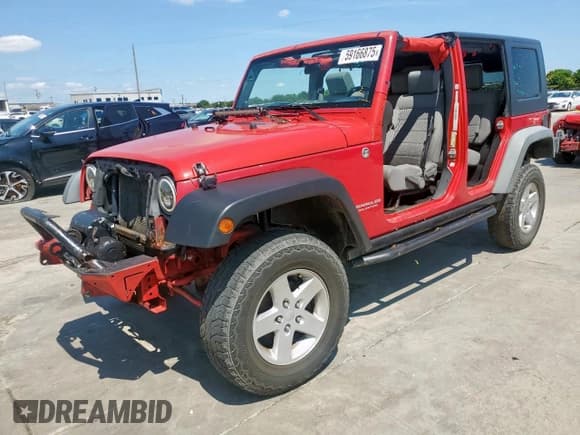 ✅ 2008 Jeep Wrangler Rubicon • VIN: 1J8GA69168L551367 • Lot: 59166875. Listed on Copart with Not provided. Free auction sales archive from the USA and detailed vehicle history report at DreamBid. Image 1.
