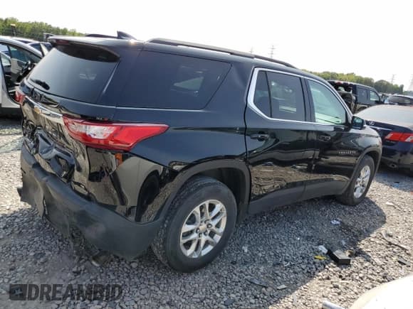 ✅ 2021 Chevrolet Traverse LT Cloth • VIN: 1GNEVMKW7MJ184196 • Lot: 70332414. Wystawiony na Copart z przebiegiem 70 624 mil. Bezpłatny archiwum sprzedaży aukcyjnych z USA i szczegółowy raport historii pojazdu na DreamBid. Zdjęcie 3.