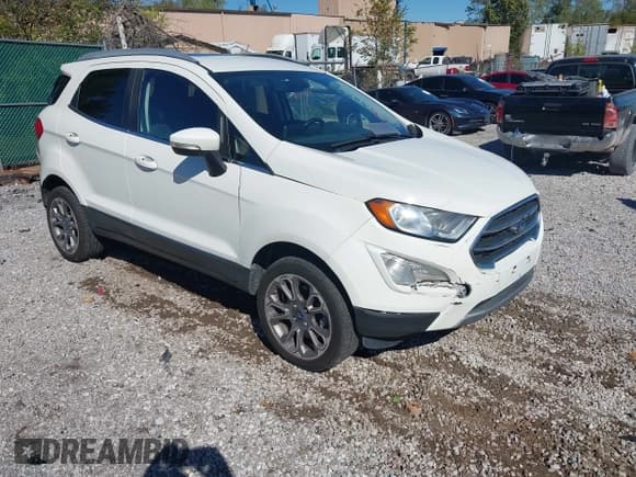 ✅ 2020 Ford EcoSport Titanium • VIN: MAJ6S3KL0LC329688 • Лот: 43475738. Опубликован ранее на IAAI с пробегом 142 886 миль. Бесплатный доступ к архиву аукционных продаж из США и подробный отчёт об истории автомобиля на DreamBid. Изображение 1.