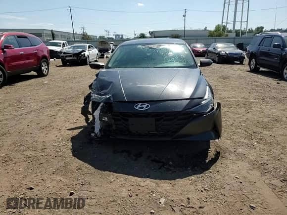 2022 Hyundai Elantra SEL with VIN 5NPLM4AG4NH077436, listed as a Copart auction lot 80162465 with 44,948 mi miles and Salvage title. Bid and sale history available at DreamBid. Image 13.