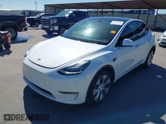 ✅ 2022 Tesla Model Y Long Range • VIN: 7SAYGDEE2NF356956 • Лот: 43450069. Опубликован ранее на IAAI с пробегом 57 188 миль. Бесплатный доступ к архиву аукционных продаж из США и подробный отчёт об истории автомобиля на DreamBid. Изображение 2.
