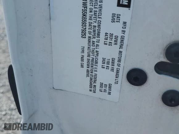 ✅ 2005 Chevrolet Impala Police Police • VIN: 2G1WF55K659379253 • Lot: 62425625. Wystawiony na Copart z przebiegiem 109 390 mil. Bezpłatny archiwum sprzedaży aukcyjnych z USA i szczegółowy raport historii pojazdu na DreamBid. Zdjęcie 12.