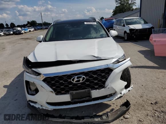 ✅ 2019 Hyundai Santa Fe Limited • VIN: 5NMS53AA7KH011194 • Lot: 59283363. Wystawiony na Copart z przebiegiem 56 793 mil. Bezpłatny archiwum sprzedaży aukcyjnych z USA i szczegółowy raport historii pojazdu na DreamBid. Zdjęcie 5.