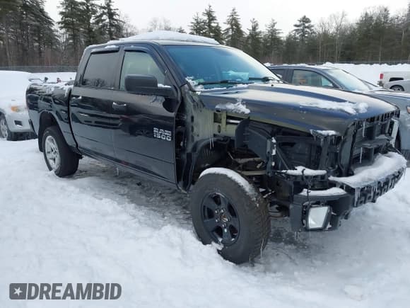 ✅ 2018 Ram 1500 Tradesman • VIN: 1C6RR7KT4JS155418 • Lot: 41551816. Listed on IAAI with 60,346 mi. Free auction sales archive from the USA and detailed vehicle history report at DreamBid. Image 1.