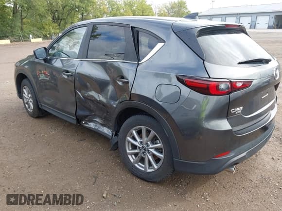 ✅ 2023 Mazda CX-5 S Select • VIN: JM3KFBBM5P0212476 • Lot: 43294036. Listed on IAAI with 16,991 mi. Free auction sales archive from the USA and detailed vehicle history report at DreamBid. Image 3.