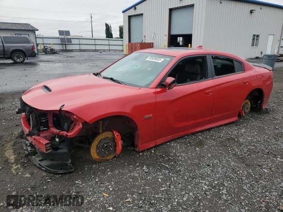 ✅ 2018 Dodge Charger R/T Scat Pack • VIN: 2C3CDXGJ2JH117055 • Lot: 80509605. Listed on Copart with 66,256 mi. Free auction sales archive from the USA and detailed vehicle history report at DreamBid. Image 1.