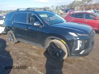✅ 2025 Hyundai Palisade XRT • VIN: KM8R3DGE4SU854424 • Лот: 41509476. Опубликован ранее на IAAI с пробегом 1 399 миль. Бесплатный доступ к архиву аукционных продаж из США и подробный отчёт об истории автомобиля на DreamBid. Изображение 1.